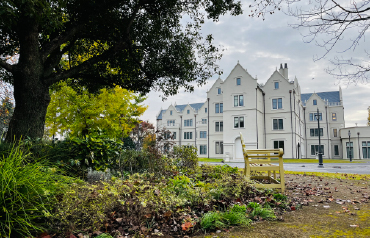 療養室からの風景